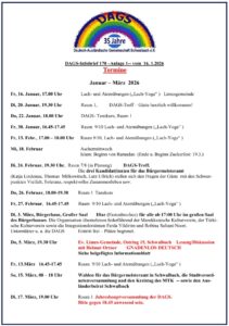DAGS-Infobrief 170 –Anlage 1– vom 16. 1.2026
